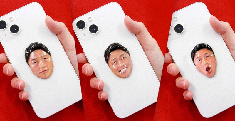 プロ野球 カープ いつでも見てるよ 3Dステッカー販売 監督の顔再現