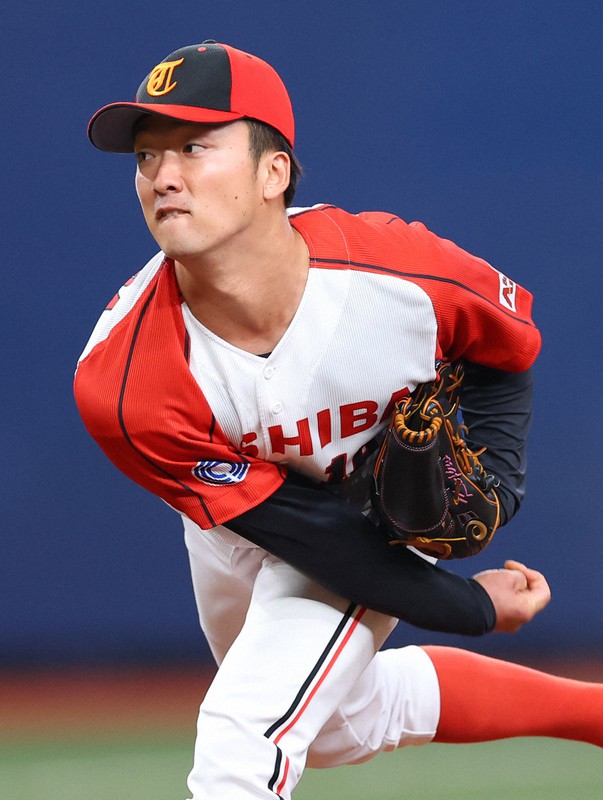 東芝の吉村貢司郎=京セラドーム大阪で2022年11月4日、滝川大貴撮影