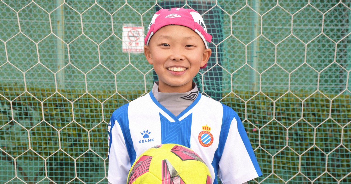 サッカー少年 あきらめない気持ちが勝利に」 堂安選手と交流の小6サッカー少年