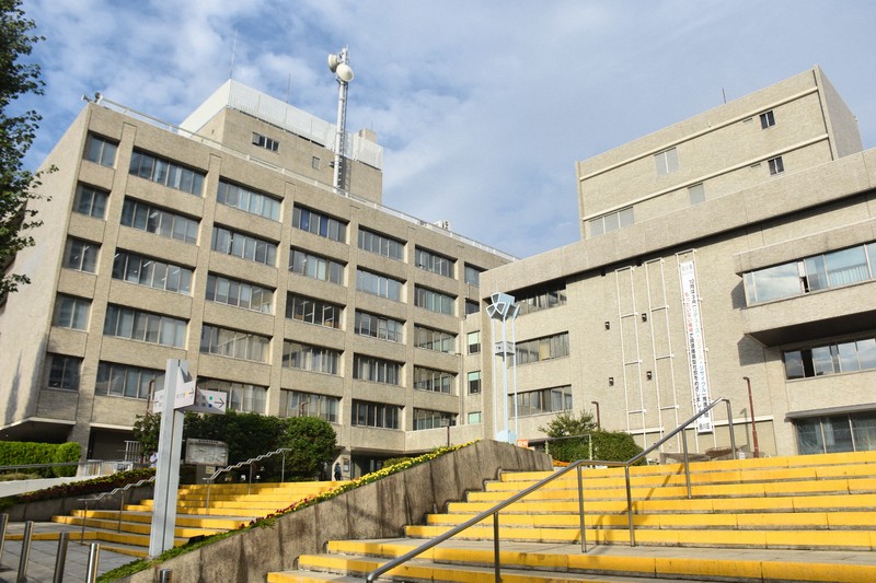 品川区役所の区庁舎=品川区で2022年10月3日午後3時48分、加藤昌平撮影