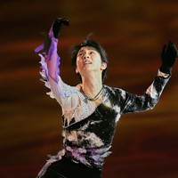 羽生結弦 絵画  ホワイトレジェンド ラッキー 氷りていづる有明の月 羽生結弦のホワイト・レジェンド 2021