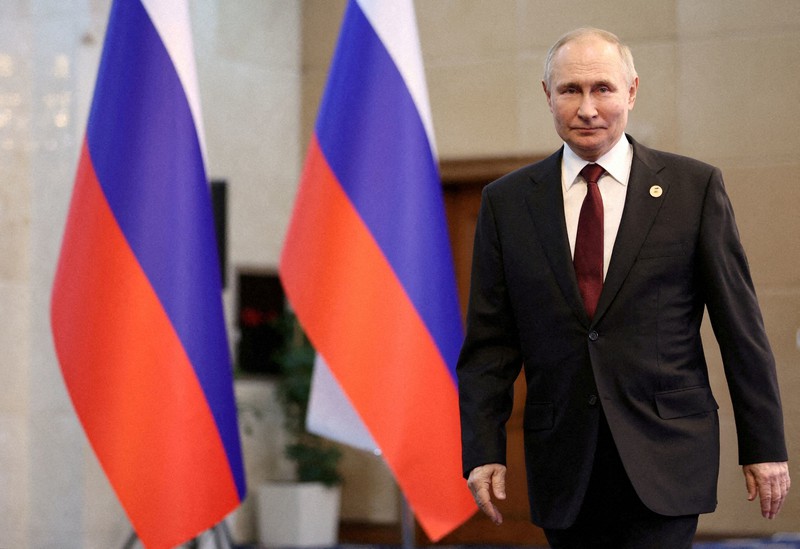 ロシアのプーチン大統領=2022年12月9日、ロイター