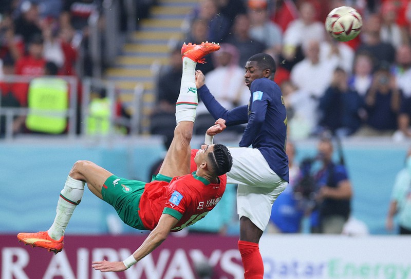 サッカーW杯準決勝 フランス－モロッコ [写真特集1/25] | 毎日新聞