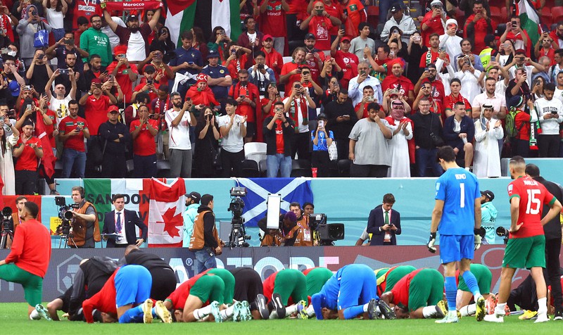 サッカーW杯カタール大会　メディアプレスチケット　準決勝　フランスvsモロッコ _128008001_gettyimages-