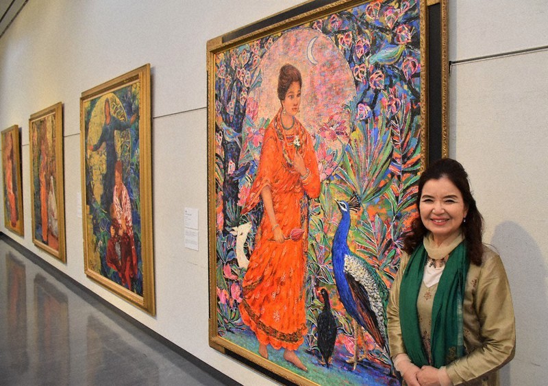 高山さんの作品など展示 日印国交樹立70年記念特別展 県立美術館