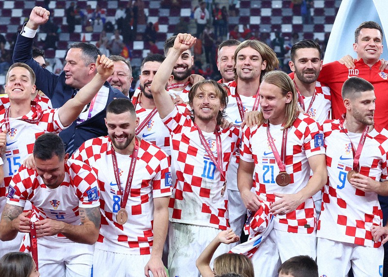 サッカーW杯 3位決定戦 クロアチア－モロッコ [写真特集1/30