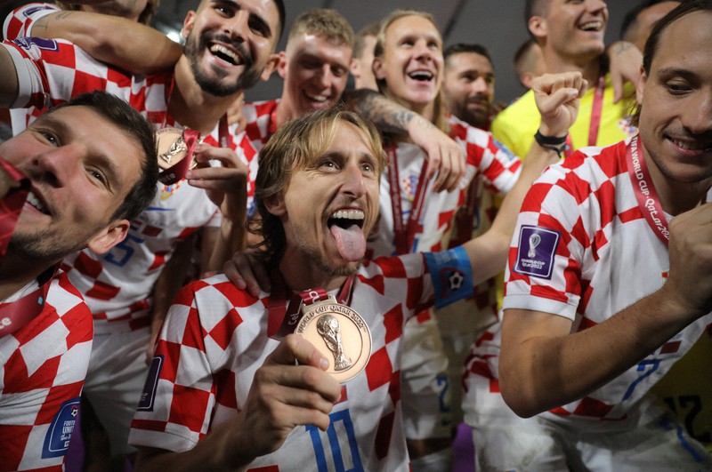 サッカーW杯 3位決定戦 クロアチア－モロッコ [写真特集1/30