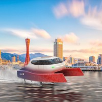 スイスのアルマテック社が開発を進める7人乗り水中翼船「ZESST（ゼスト）プリカーサー」のイメージ図＝同社提供