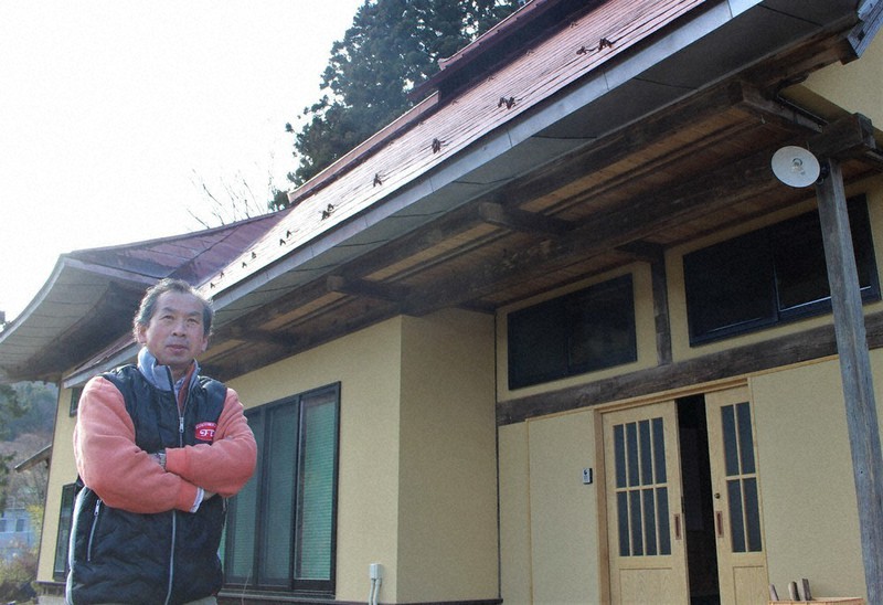 東日本大震災：福島第1原発事故 築200年の一軒家、住民立ち寄る