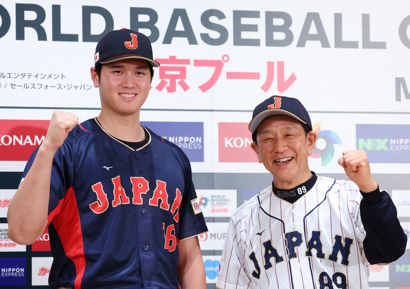 WBC日本代表メンバー発表記者会見 大谷選手が意気込み語る [写真