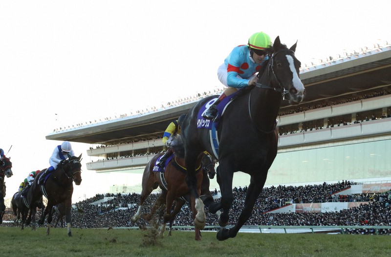 【イクイノックス】2022有馬記念　ルメール騎手直筆サイン入り　ファンファーレ イクイノックス】2022有馬記念 ルメール騎手直筆サイン入り