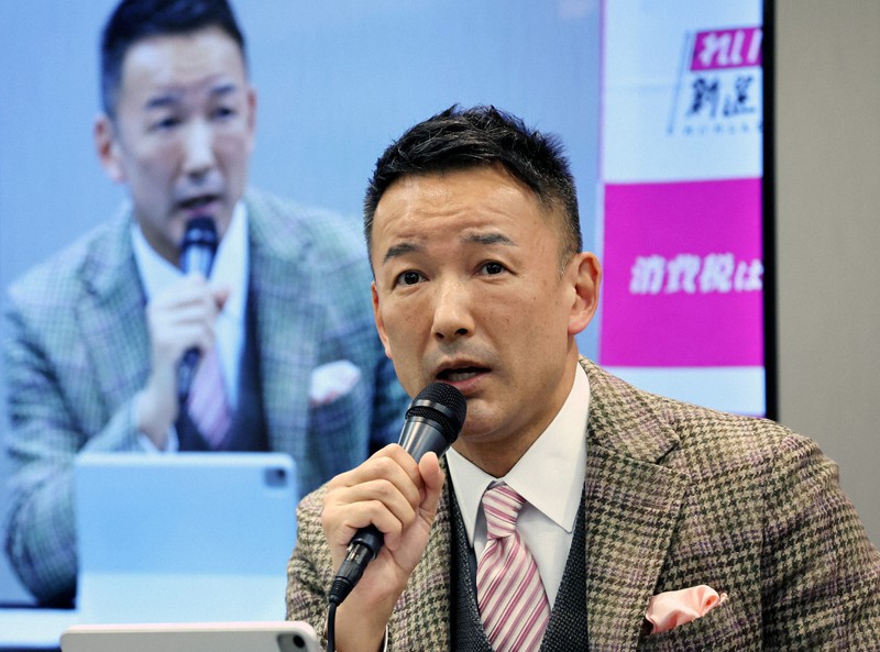 山本太郎氏=幾島健太郎撮影