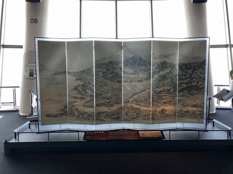 蕙斎の江戸鳥瞰図、常設 スカイツリー、市にレプリカ譲渡 津山 ／岡山