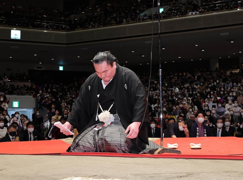 元横綱　白鵬　ブロマイ写真額入り 令和2（2020）年3月場所優勝 横綱 白鵬翔関（44回目の優勝