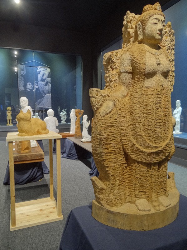 送料無料　大正～昭和　彫刻家、日展会員「長谷川塊記」作　レリーフ『暁光』 送料無料 大正～昭和 彫刻家、日展会員「長谷川塊記」作