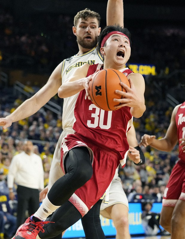 'Japanese Steph Curry' Keisei Tominaga joy eases Huskers' struggle