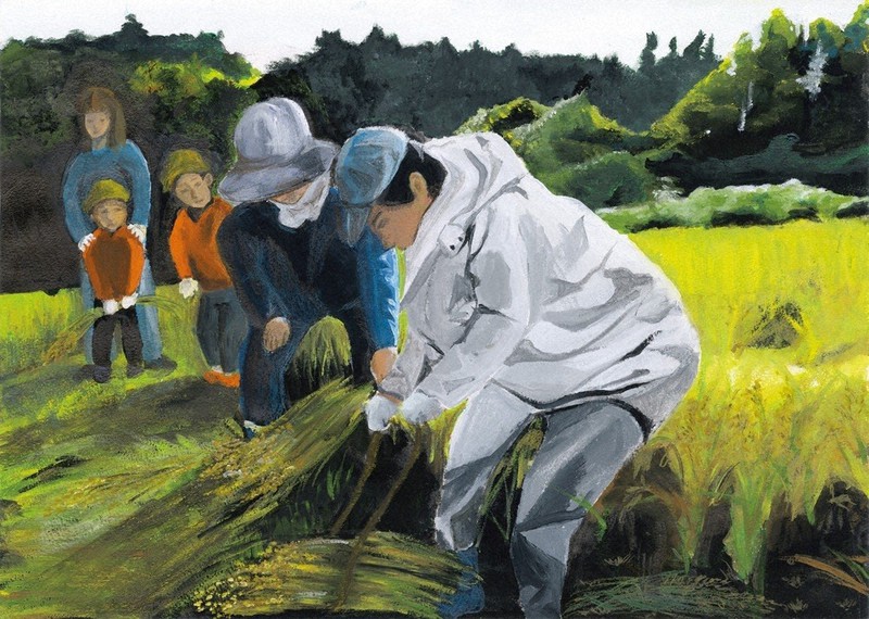 冬の森 水彩画 内閣総理大臣賞受賞作家の作品