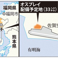 佐賀空港とオスプレイ配備予定地