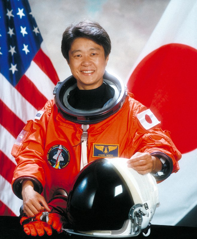 初代宇宙飛行士 向井千秋さん 土井隆雄さん 毛利衛さん  3人揃っての直筆色紙 毛利衛さん 向井千秋さん 土井隆雄さん 逢っ 初代宇宙飛行士