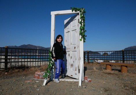 In Photos: Doors inspired by hit anime 'Suzume' pop up on Japan's Pacific coast