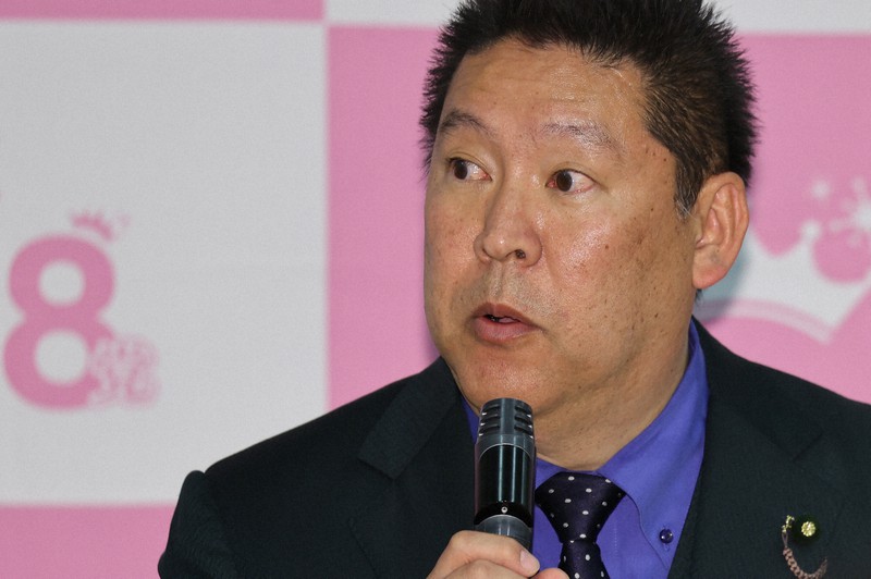 NHK党の立花孝志党首、辞任表明 [写真特集9/10] | 毎日新聞