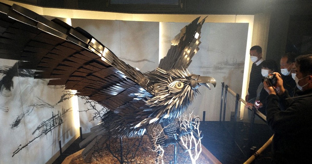 幻の「金物鷲」翼を広げ、SNSで世界へ飛び立て 兵庫の道の駅 | 毎日新聞