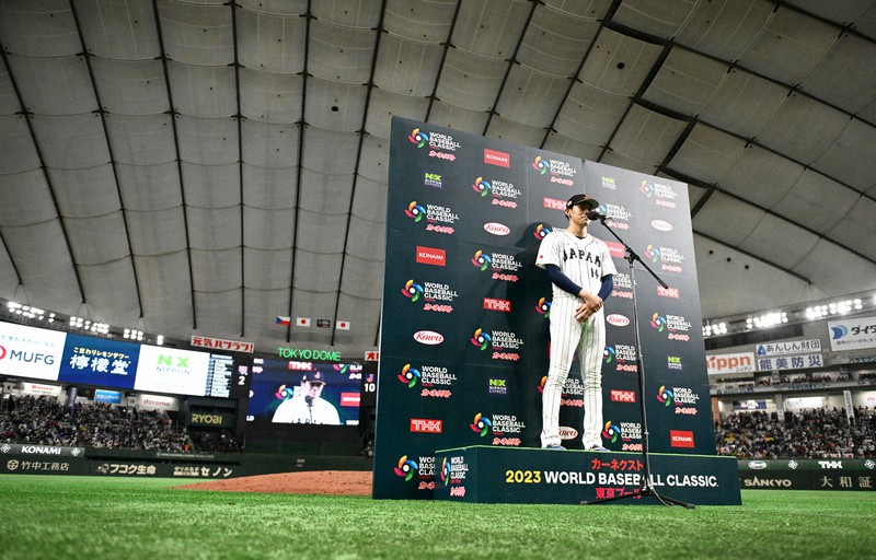 佐々木朗希「明日は由伸さん」 お立ち台で恒例“先発公表” WBC
