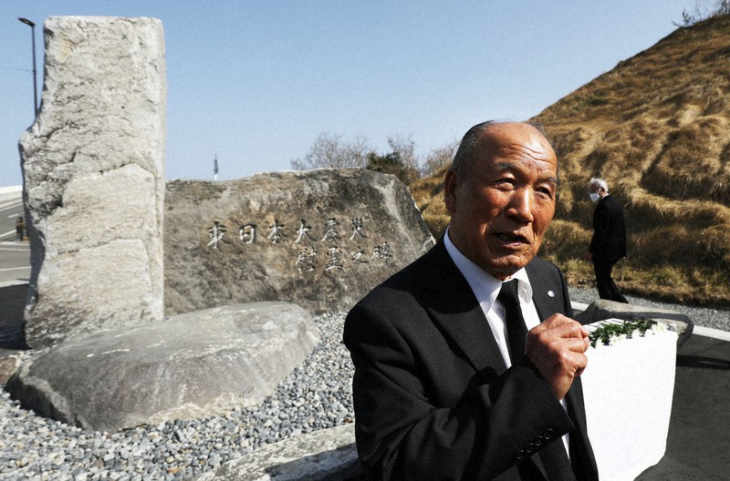 東日本大震災12年：慰霊碑、古里つながる 慰霊祭、これで最後に