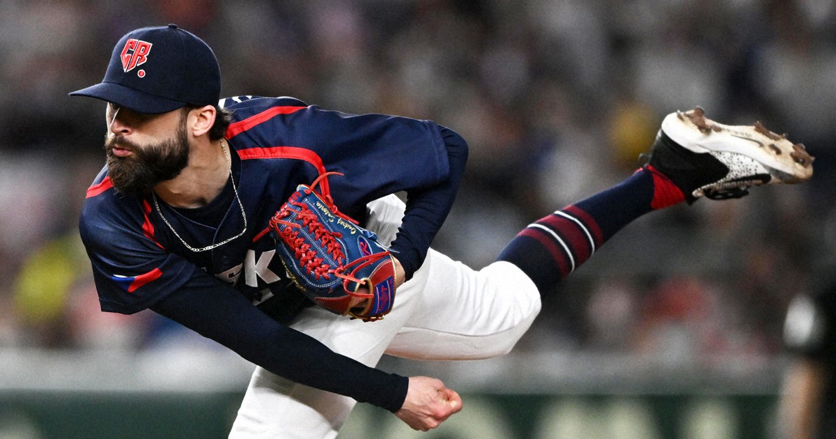 侍ジャパン記者通信：大谷翔平を3球三振、遅球の主は「電気技師」 魅惑