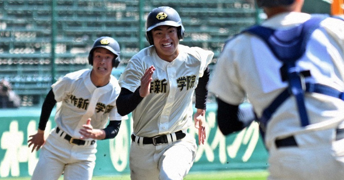 センバツ高校野球 作新、集中打で逃げ切る 初戦突破に大拍手 ／栃木