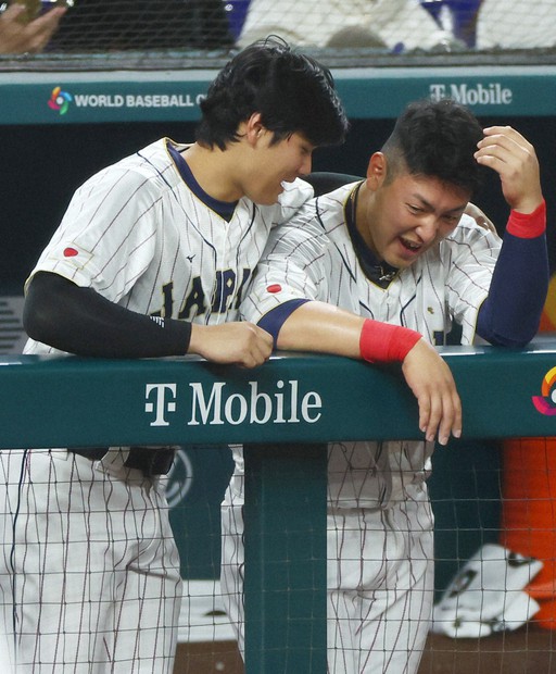 岡本和真が2023年WBC韓国戦で実際に打った安打記録ボール/大谷翔平・山本由伸 岡本和真の「ホームランボール」 メキシコ好守で幻に WBC準決勝 | 毎日新聞