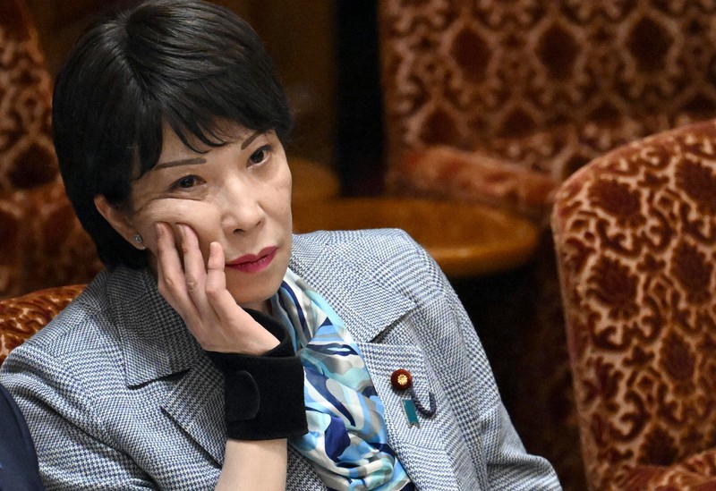 参院予算委員会で質問を聞く高市早苗経済安全保障担当相=国会内で2023年3月13日、竹内幹撮影