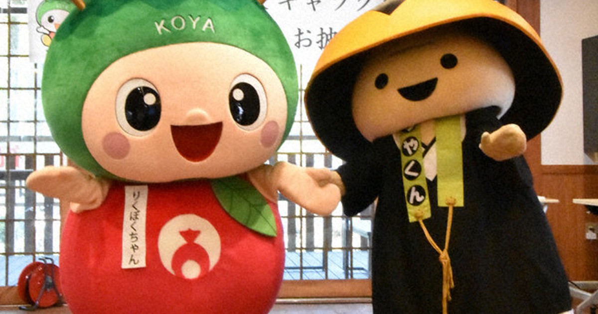 全身「木ぐるみ」 高野山の町・公式キャラ「りくぼくちゃん」 | 毎日新聞