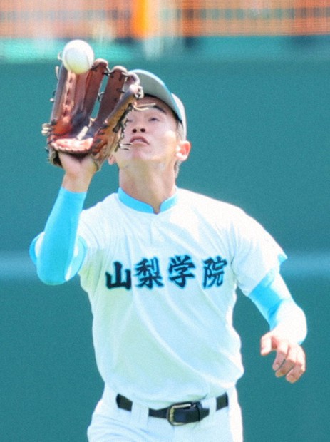 甲子園タオル 山梨学院 優勝 選抜 センバツ 日本一 センター 星野泰輝 第95回選抜高校野球 兄とつかんだ日本一 山梨学院・星野泰輝選手（3年
