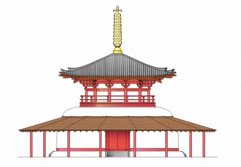 日本最古の多宝塔か 菅原遺跡、建物跡の復元案 ／奈良 | 毎日新聞