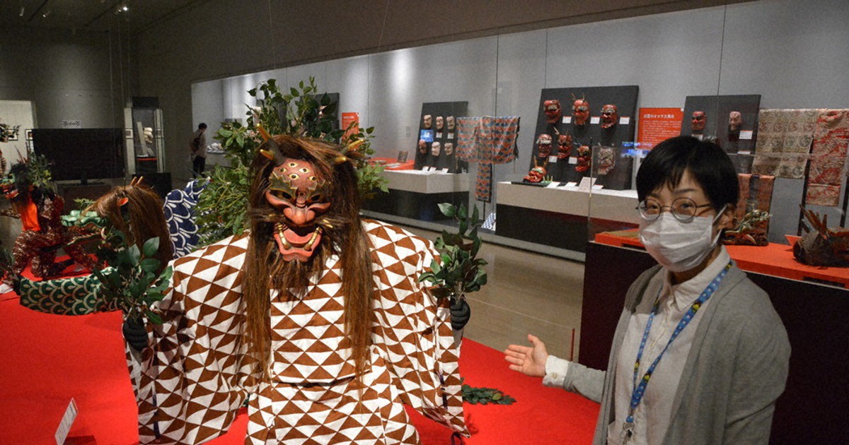 面や衣装で知る文化 「出雲神楽」企画展 古代出雲歴史博物館 ／島根