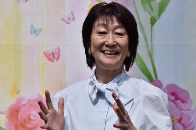 ノンフィクション作家の黒川祥子さん＝2023年4月3日、大沢瑞季撮影