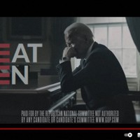 バイデン米大統領の2024年大統領選再選出馬表明に対し、共和党全国委員会が人工知能（AI）を用いて「もし、バイデン氏が再選されたら」をテーマに公開した政治広告＝2023年4月25日、動画投稿サイト「ユーチューブ」の同委員会の公式チャンネルより