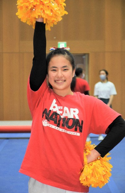 わたしの世界：チアリーディング 箕面自由学園高校3年（大阪府） 松村