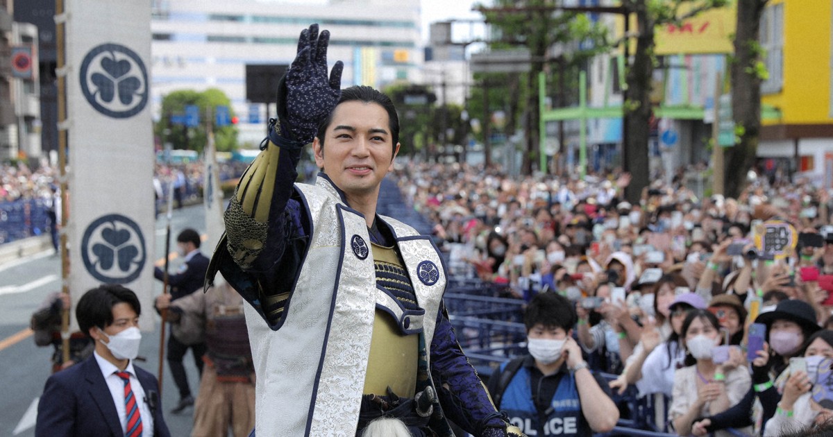 松本潤 浜松まつり 写真64枚 浜松まつり・騎馬武者行列 松本潤さんが参加 [写真特集1/11