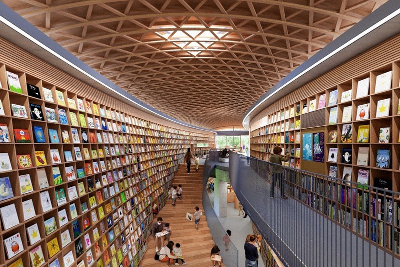 建築家・安藤さんプロデュース 「こども図書館」着工 県立図書館