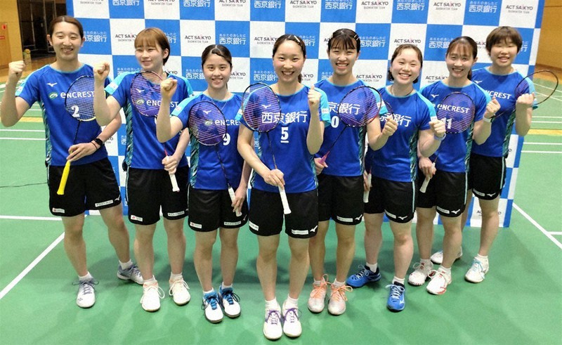 西京銀バドミントンチーム 新主将に大沢陽奈選手 入団2年目で抜てき