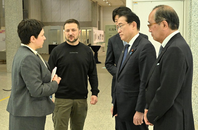 日・ウクライナ首脳会談が始まる 岸田首相、広島訪問に謝意 | 毎日新聞