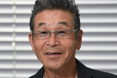 間寛平・吉本新喜劇CEO＝東京都千代田区で2022年7月29日、宮本明登撮影