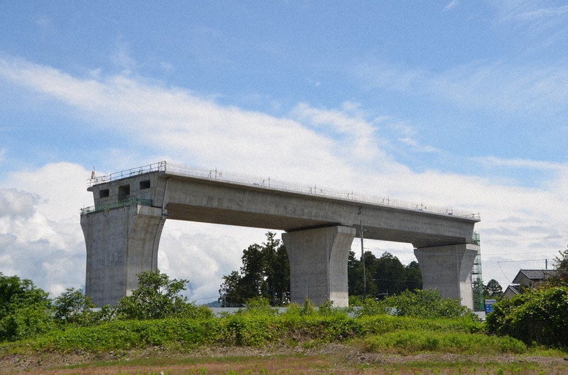 高橋 リニア高架橋、公開 JR、富士川で完成間近 ／山梨 | 毎日新聞