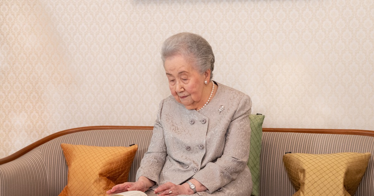 三笠宮妃百合子さま「孫や曽孫の成長を楽しみに」 100歳誕生日で