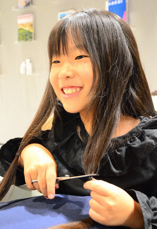 難病患う小4、ヘアドネーション協力 病気と闘う人の力に 武蔵野