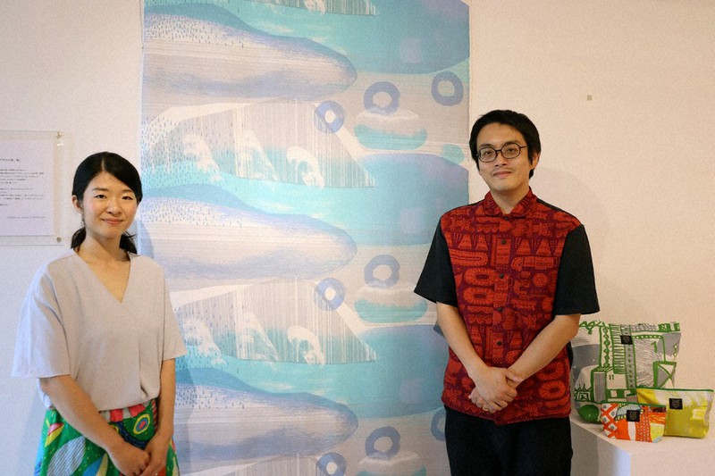 人、作品の「懸け橋」へ テキスタイルデザイナー・水野夫婦 閉鎖の貸し