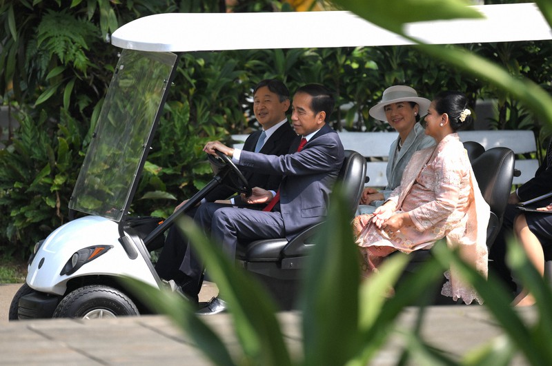 天皇、皇后両陛下がインドネシア大統領夫妻と会見 [写真特集1/12