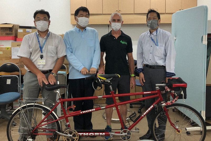 タンデム自転車、東京でも7月解禁 八王子障害者協が1日走行会 | 毎日新聞